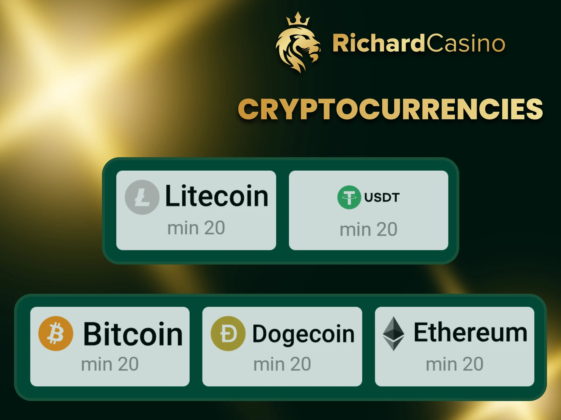 Withdraw funds via cryptocurrency to richard casino.